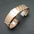 6 Rose gold strap