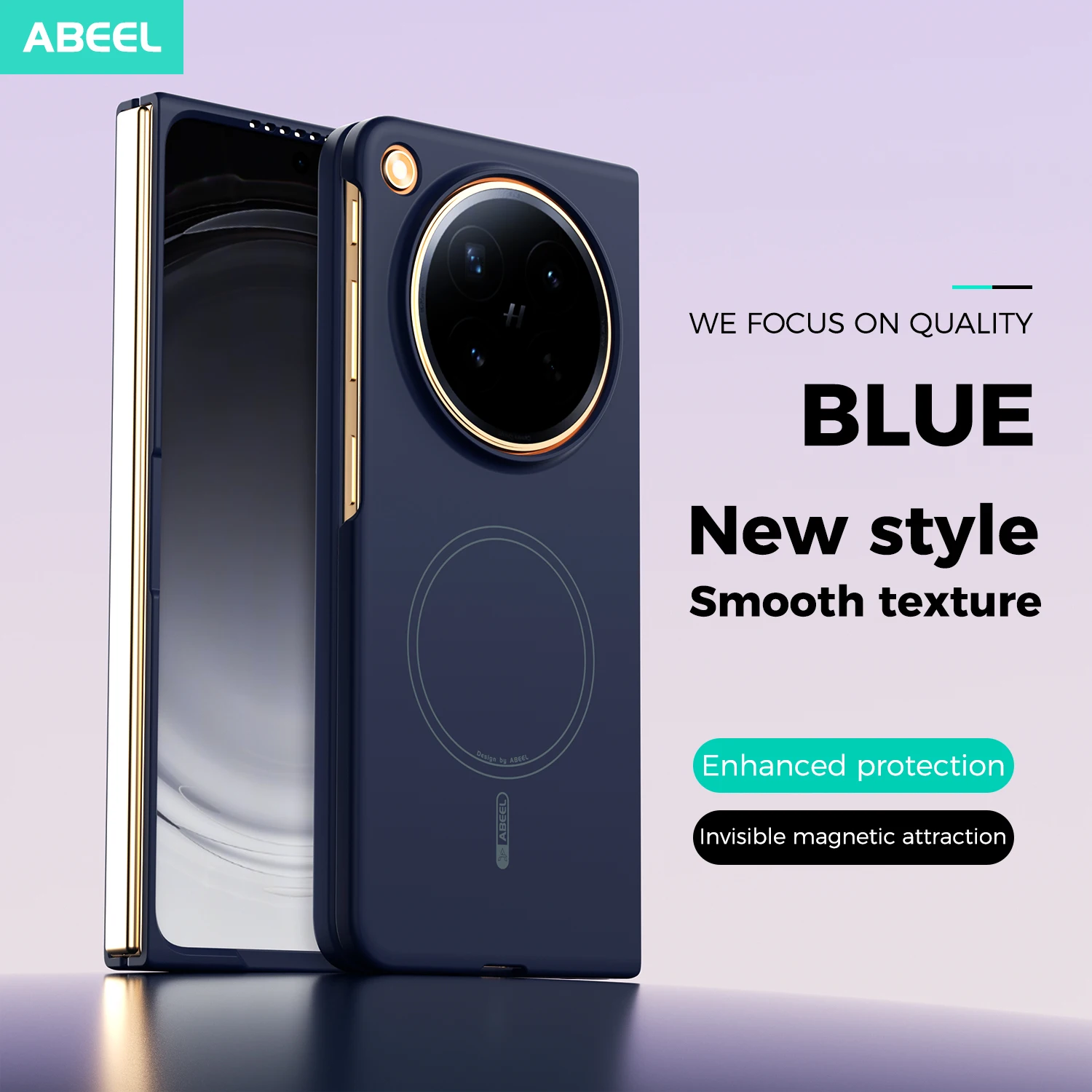 Enhanced Liquid Silicone Invisible Protective Case with Magnetic Wireless Charging and Shockproof Cover