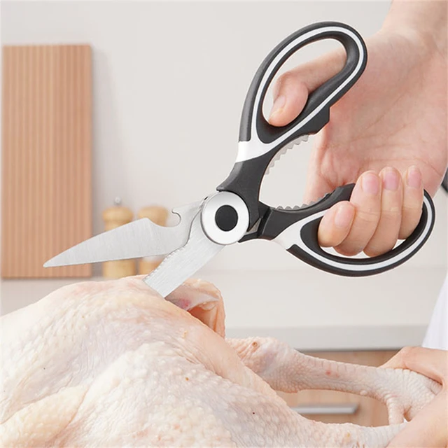 Stainless Steel Kitchen Scissors Multi Purpose Duck Fish And