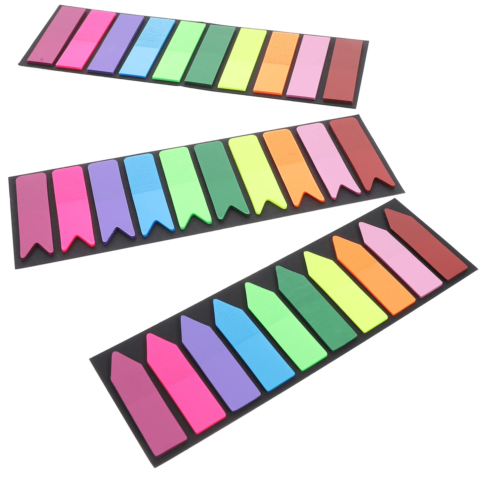 

3 Sets Colored Highlight Transparent Sticky Notes Highlight Transparent Sticky Notes Practical Reading Strips Reading Mark Tabs