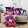 Hot Anime Oshi no Ko Hoshino Ai Pillow Covers Cartoon Sofa Decorative Home Double-sided Printing Short Plush Cute Cushion Cover 2