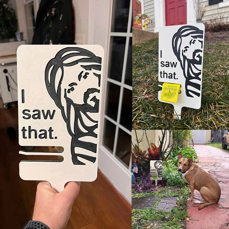 

Знак с держателем для сумки, знак на собаку, пожалуйста, очистите после вашего питомца, легко установить и использовать