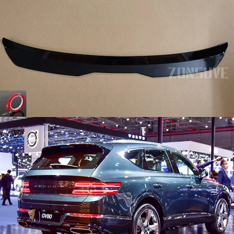 For20182024GenesisGV80RoofSpoilerRearWingBodyKitAccessories