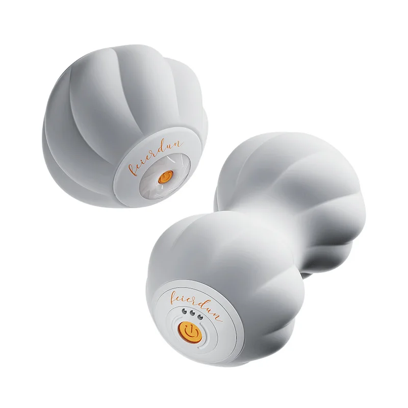 

3-Gears Electric Massage Peanut Yoga Vibrating Lacrosse Ball Muscle Pain Relief Deep Tissue Massager Rechargeable Self Massager