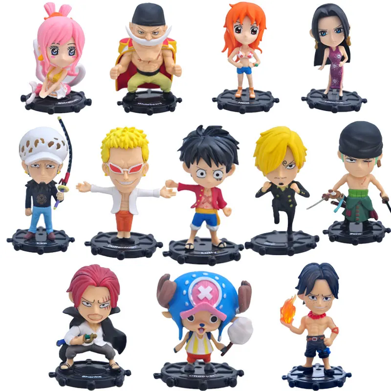 9 см аниме One Piece Roronoa Зоро Луффи Ace ПВХ экшн-фигурки фигурка Робин игрушки куклы