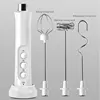 3 In 1 Electric Milk Frother Portable USB Mini Foam Maker Handheld Foamer High Speeds Drink Mixer Coffee Foamer Blender Set 3
