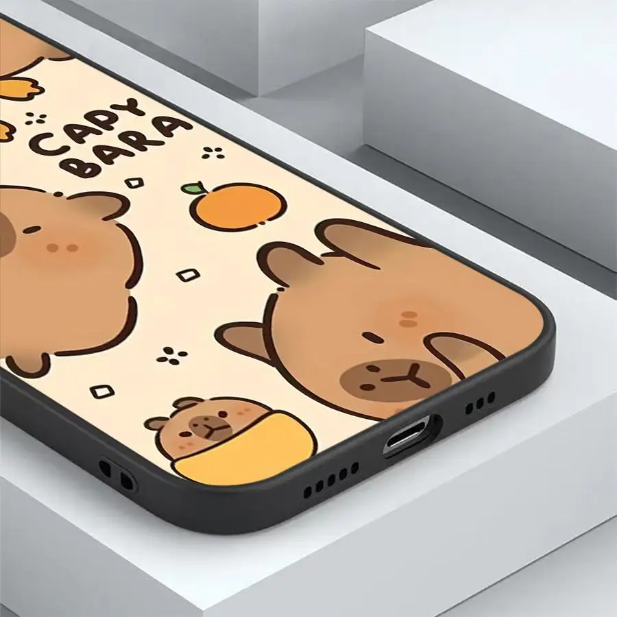 Cartoon Capybara Phone Case Cover