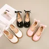 Girls Princess Leather Shoes Lolita Style Black White Versatile Children Performance Mary Jane Shoes Fashion Kids Causal Shoes 1