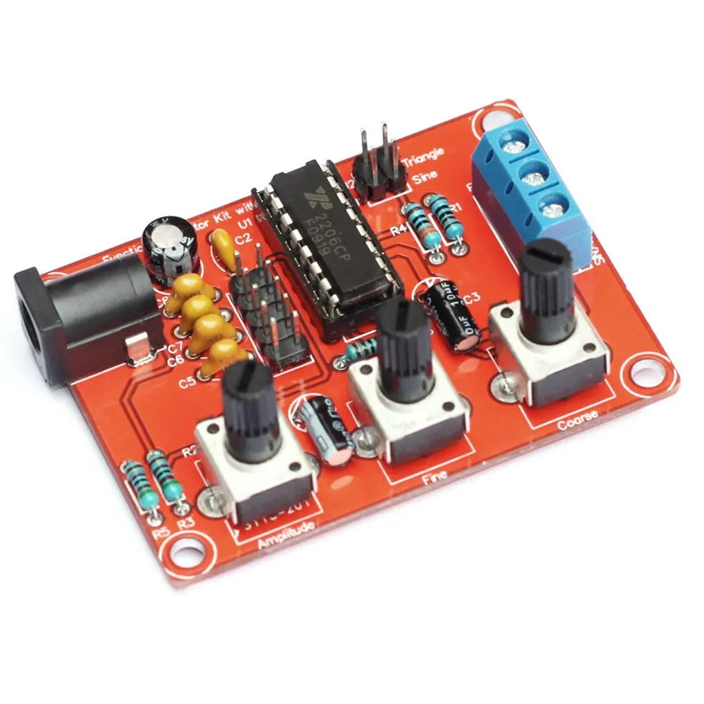 

Function Signal Generator Output 1 HZ-1 MHZ Adjustable frequency and amplitude with Wide power supply range