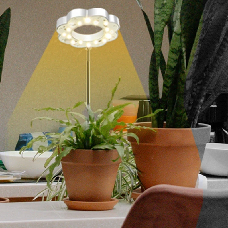 1 Pcs Plant Grow Lights For Indoor Plants Full Spectrum LED Plant Light With Detachable Stand