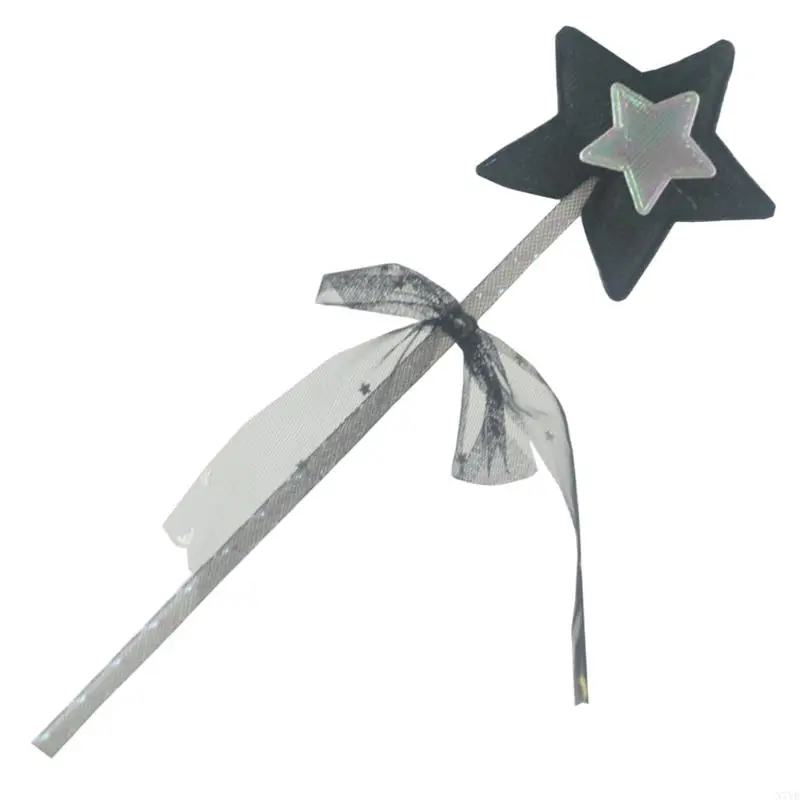 N7YF Stern Zauberstab Sticks Fee Zauberstäbe Engel Zauberstab Zauberstab Prinzessin Rollenspiel Party Prop – Detail 10