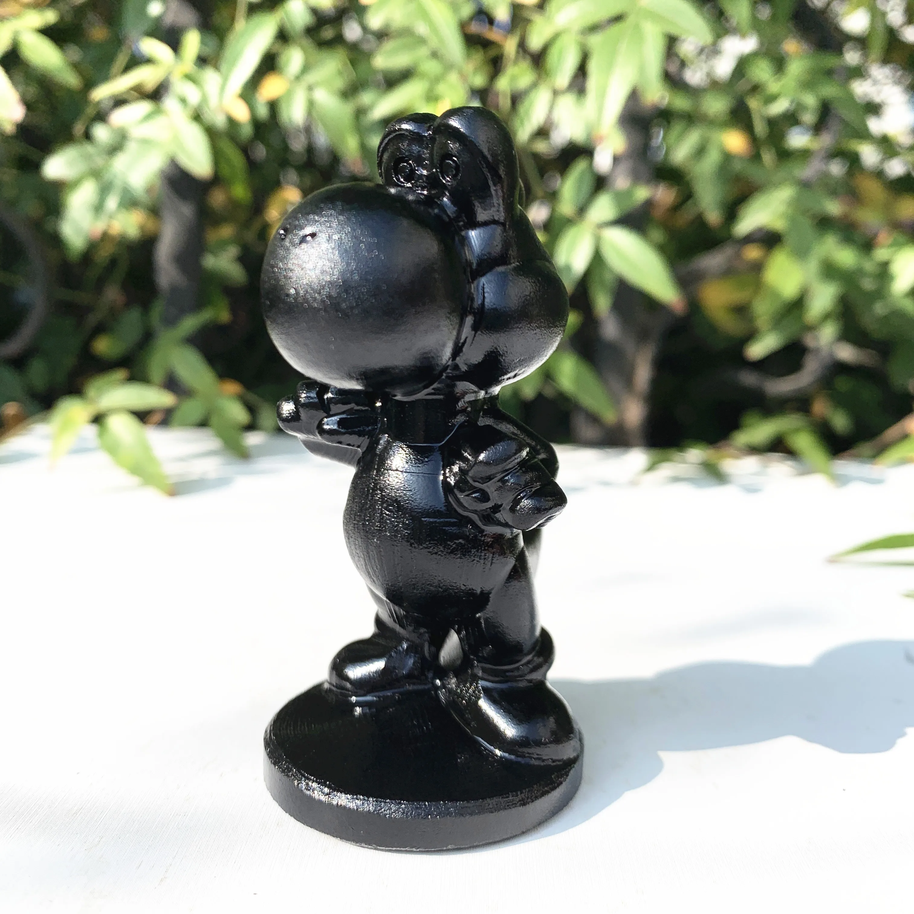 

Natural Black Obsidian Carved cartoon sculpture Cartoon characters Figurine Statue for Children's gifts
