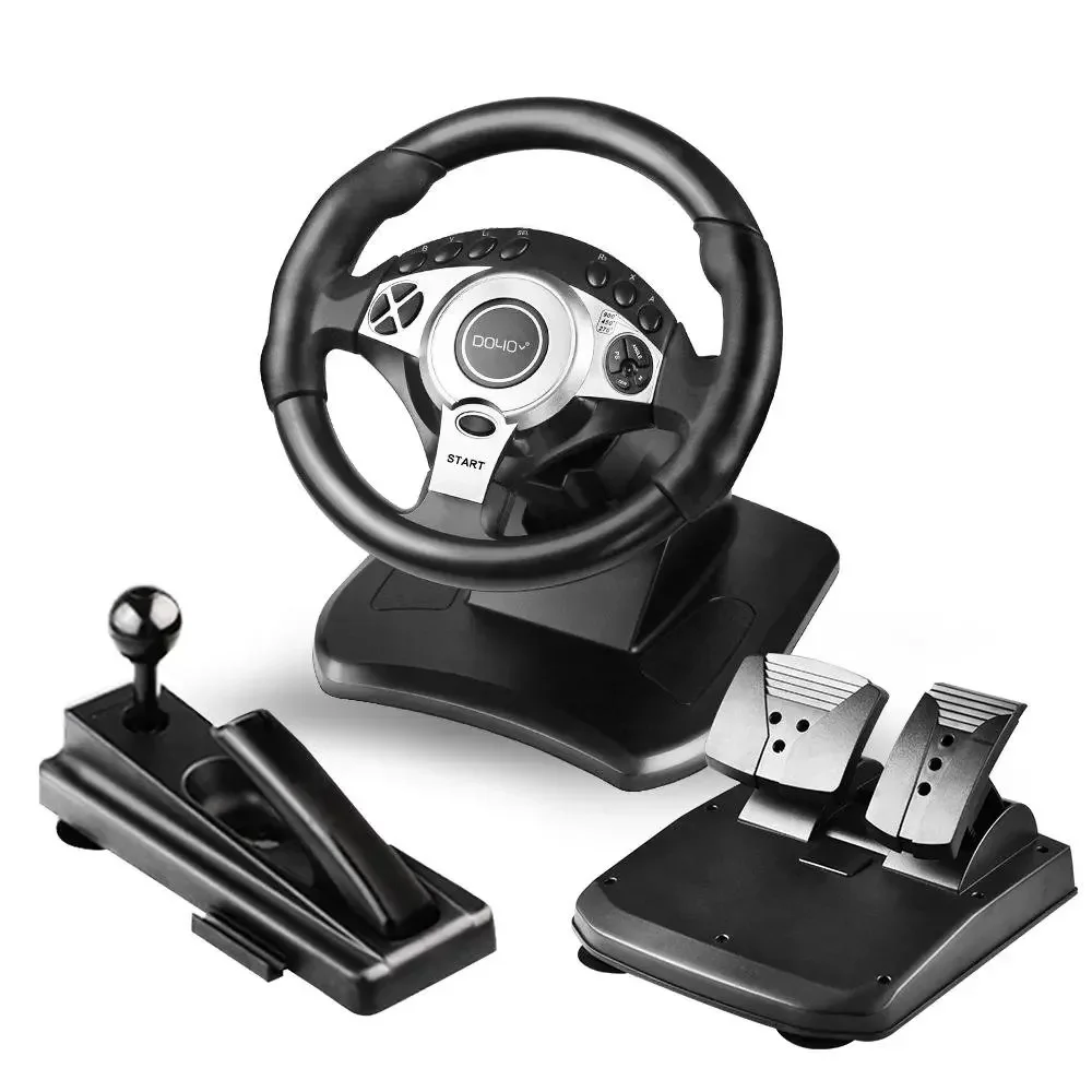 Hot Sale 900 Degree Pedal and Gear Gaming Racing Steering Wheel for PS3 ...