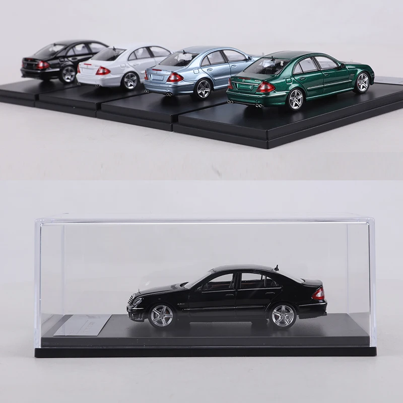 킹 모델 1:64 E63 AMG W211 다이캐스트 합금 시뮬레이션 자동차 모델 장난감 수집 전시품