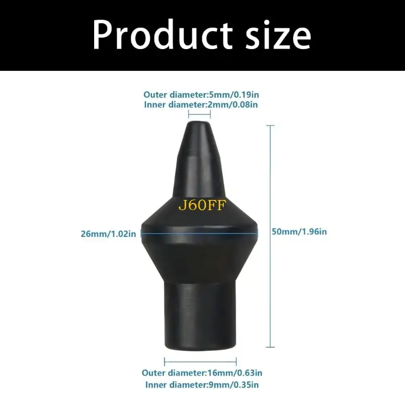 J60F 1/2pcs 자동차 연기 감지기에 대 한 오래 지속되는 고무 마 개 수리에 신뢰할 수 있는 사용을 위한 노화 방지 재료