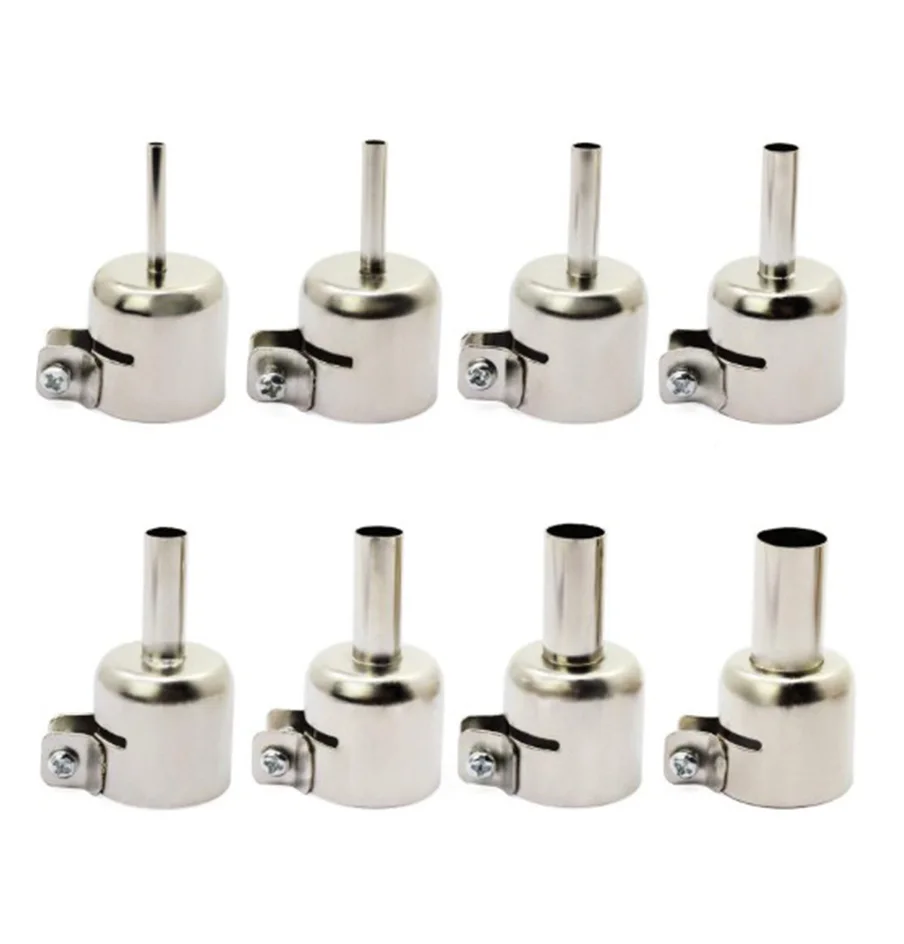 Hot air soldering nozzle 12PCS Universal Heat Nozzle 3-20mm Hot Air Heat Resisting Nozzles Tips Tool for 850 Series Hot Air Soldering Station
