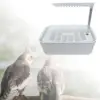 Automatic Pet Bird Bath with USB Cable Easy to Clean Parrot Bathtub for Cockatiel African Grey Water Bowl Lovebirds Budgie 5