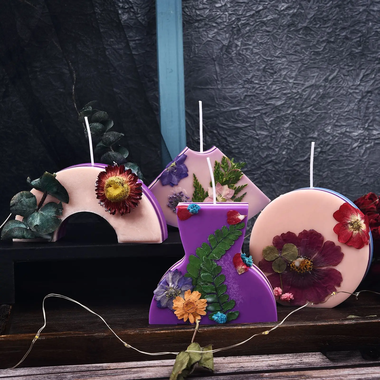 Mistura De Flores Secas Para Fazer Jóias, Plantas Secas, Flores Pressionadas, Caixa De Artesanato, DIY, Ferramenta De Fabricação De Vela