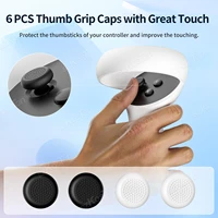 Replacement Original Head Strap for Oculus Quest 2 VR Headset with 6Pcs Controller Thumb Grip Caps for Meta Quest 2 Accessories - Image 4