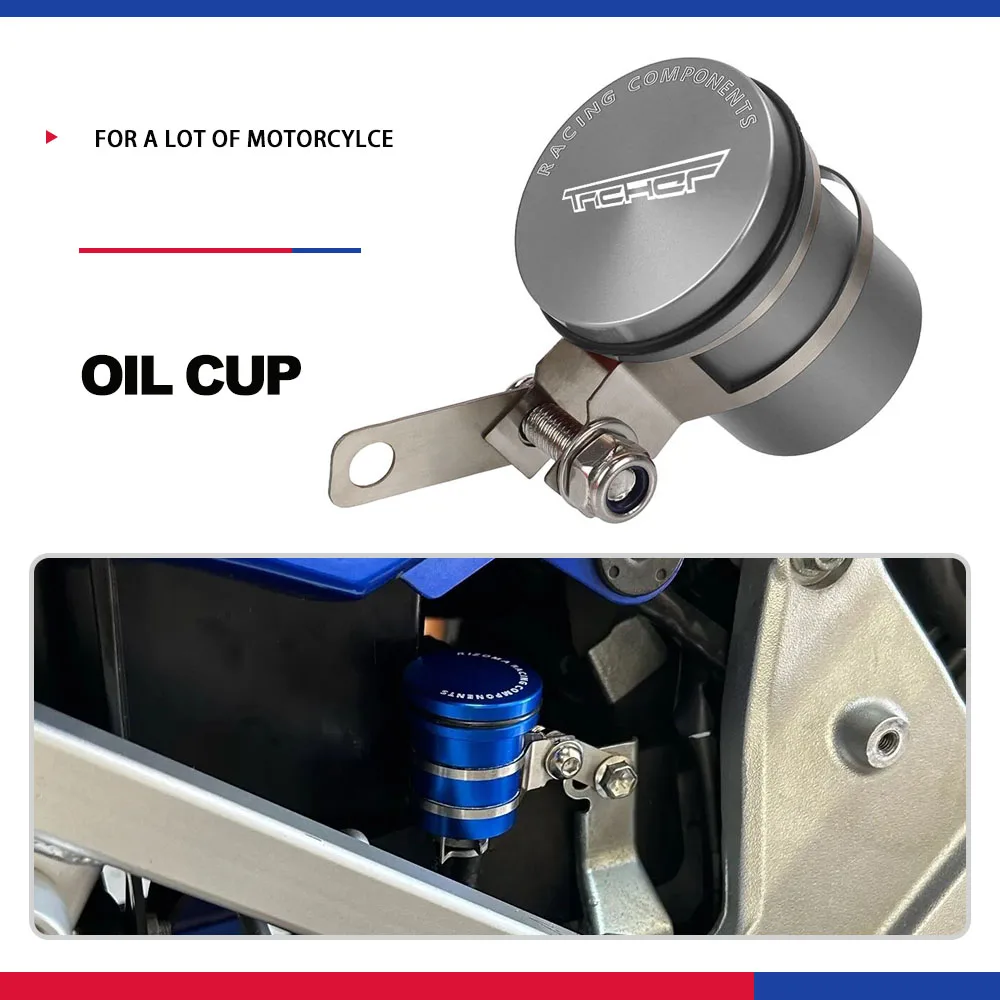 

For YAMAHA TRICKER TRX850 V-MAX VMAX1200 VMAX1700 XG250 XJ6 250 Motorcycle Brake Clutch Tank Cylinder Fluid Oil Reservoir Cup