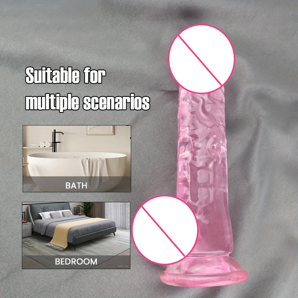 Sex Toys 1PC Manual Realistic Soft Dildo Adult Sex Toys Suction Cup for Women