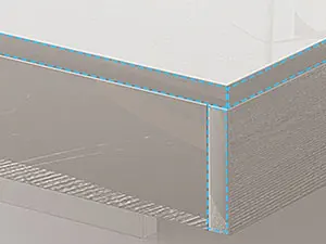 LED coffee table for living room