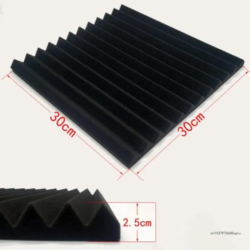 Acoustic Foam Panels Studio Soundproofing Wedges Foam Tiles Sound Absorbing Padding Acoustic