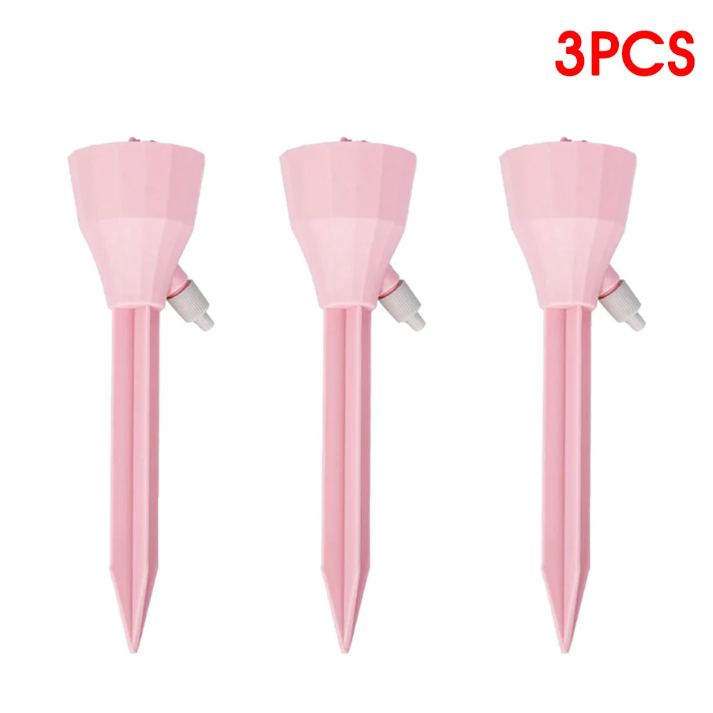 3Pcs Adjustable Drip Irrigation System Automatic Self Watering Spikes