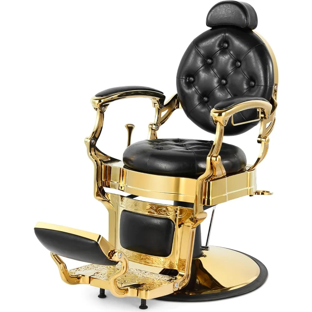 

Artist hand Retro Barber Chair Heavy Duty Barber Chairs Vintage Salon Chair Hydraulic Recline Beauty Spa Styling Equipment