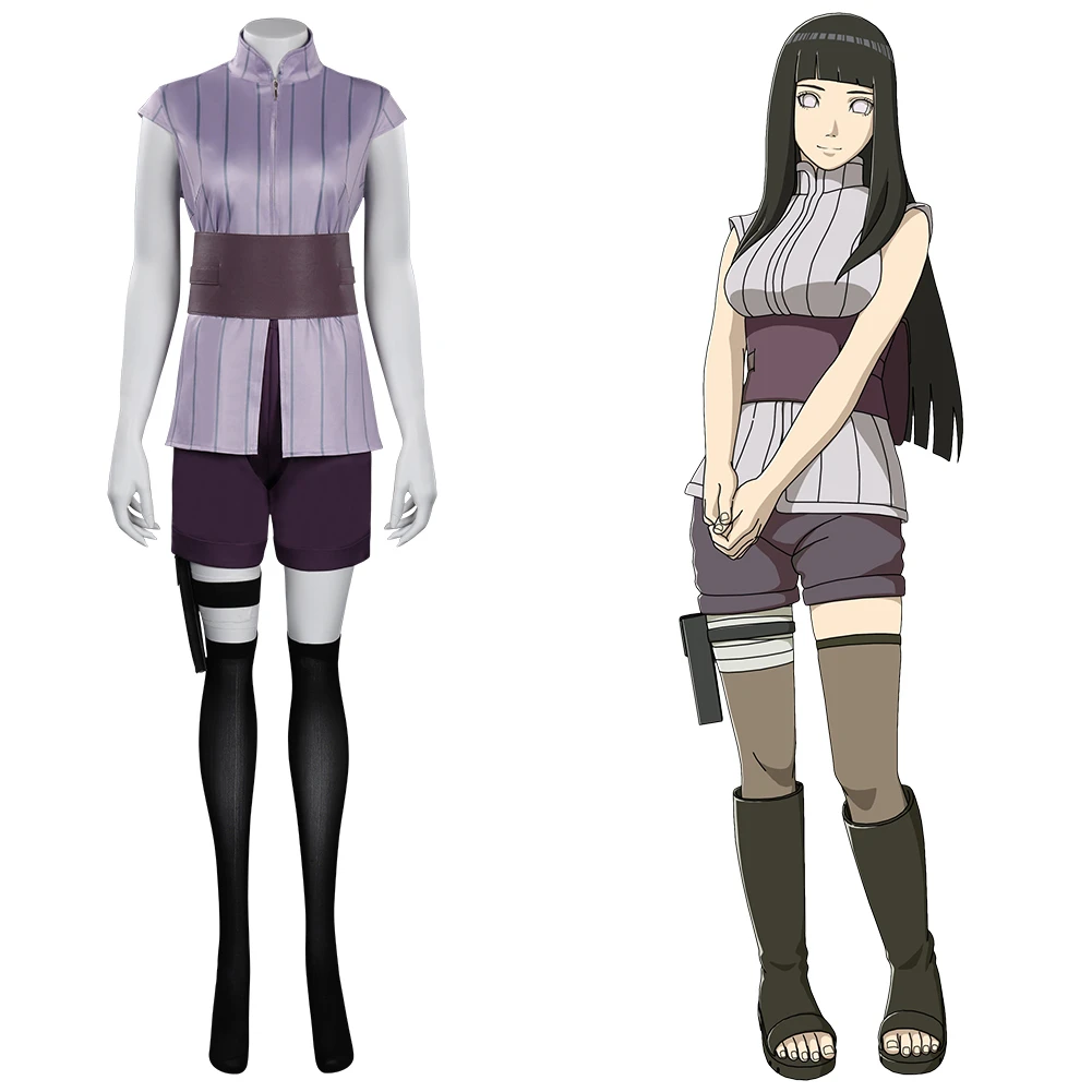 Anime Hyuga Hinata Cosplay Costume Outfits Uniform Halloween Carnival Suit  For Adult Women Girls - Cosplay Costumes - AliExpress