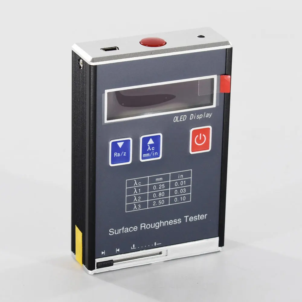 Digital Surface Roughness Tester NDT110 Metal and Non-metallic Surface Roughness Meter Ra: 0.01~15.000&mu;m Rz: 0.1~50&mu;m