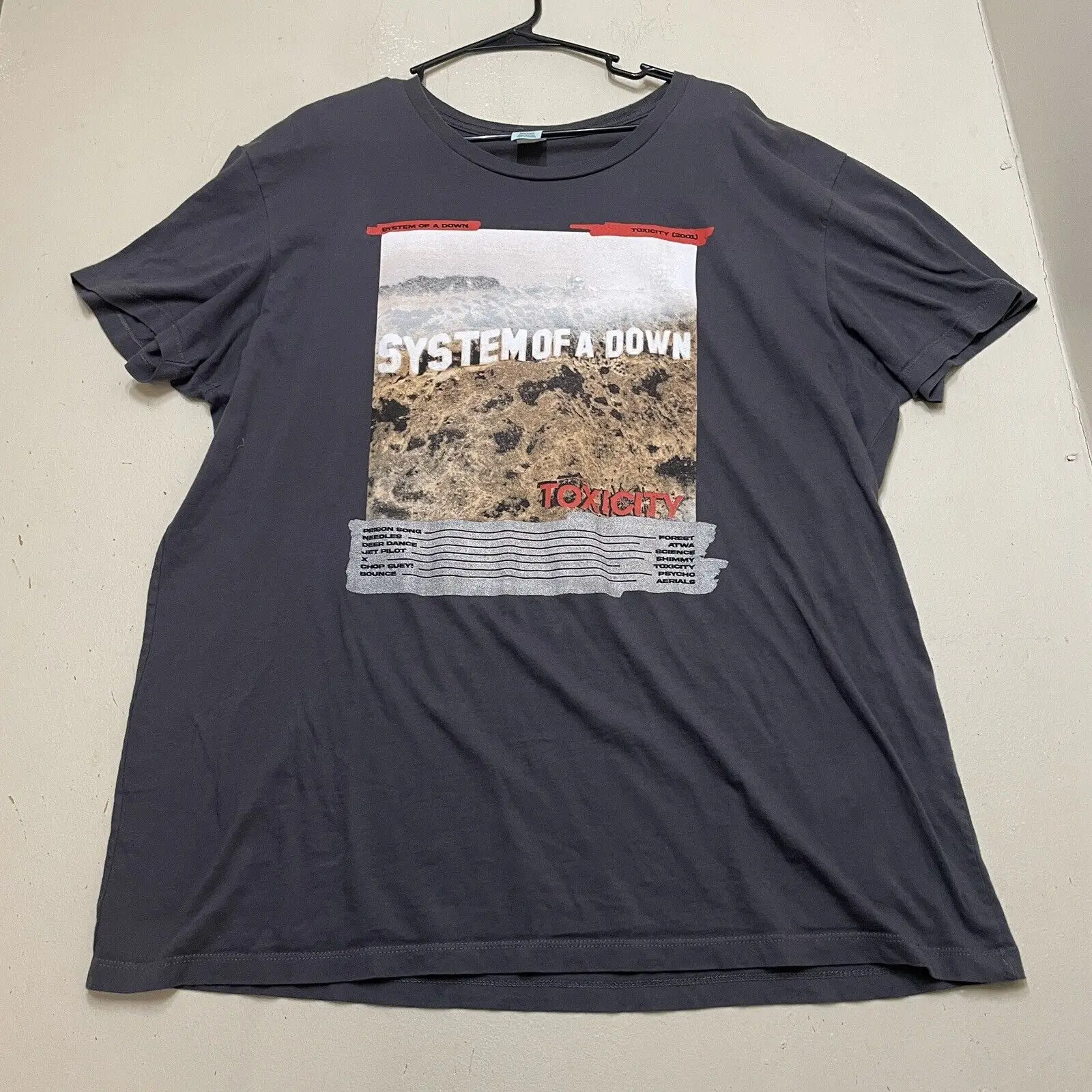 System Of A Down-Toxics Album Cover Shirt Uomo Xxl