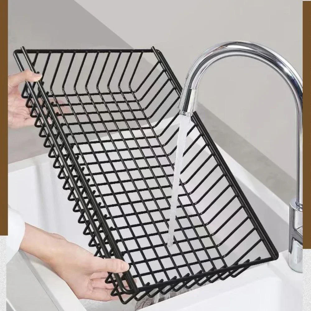 Kitchen Basket Storage Rack Multifunctional Fruits Storage Rack Movable Rolling Cart Kitchen Modern Simplicity Organizer Shelf