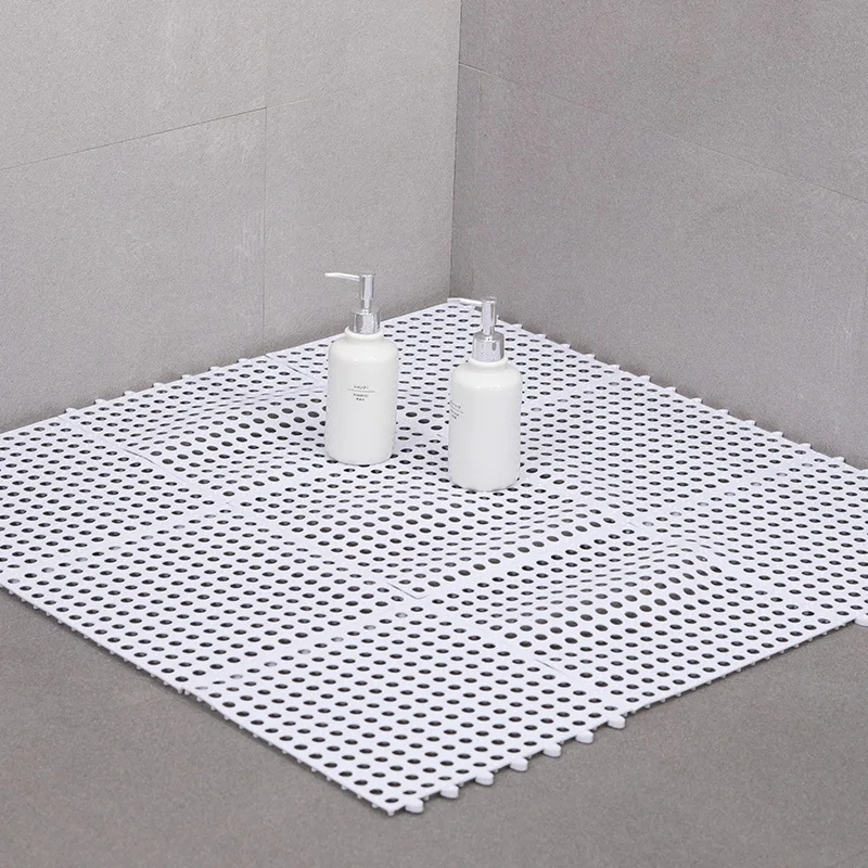 Customizable Size Splicing Bathroom Shower Mat with Suction Cup Can Be Cut Bath  Mat Eco-Friendly TPE Durable Non-slip Floor Mats - AliExpress