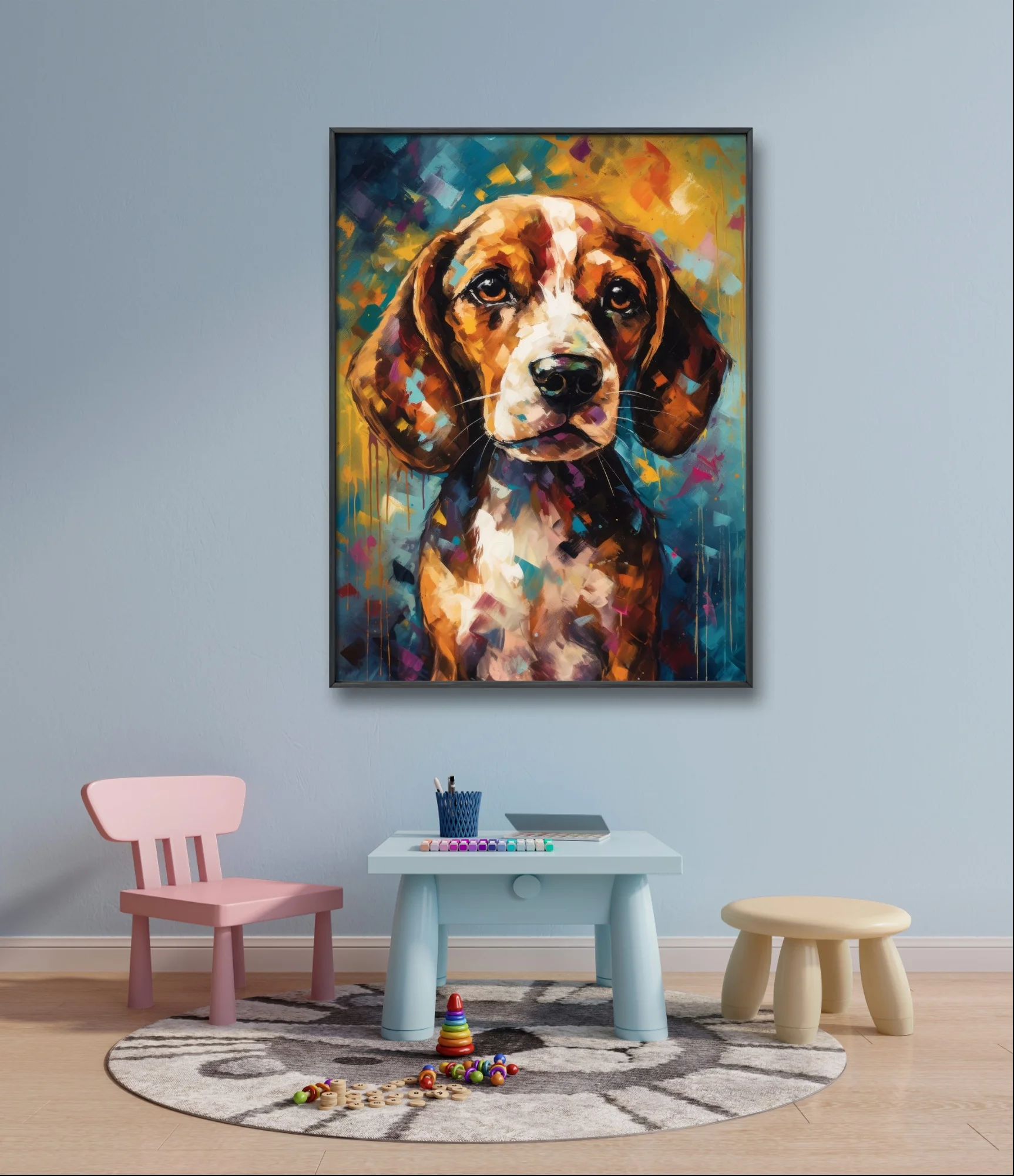 Beagle 5D Diamond Painting Pet Dog Picture Handmade Diamond Embroidery Cross Stitch Animal Living Room Bedroom Wall Decoration diamond painting diamond art painting kit diamond painting set