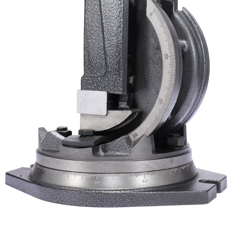 100MM Milling Machine Vise QHK100 Tilting Vice Swivel Base For Drilling Milling Machine 5