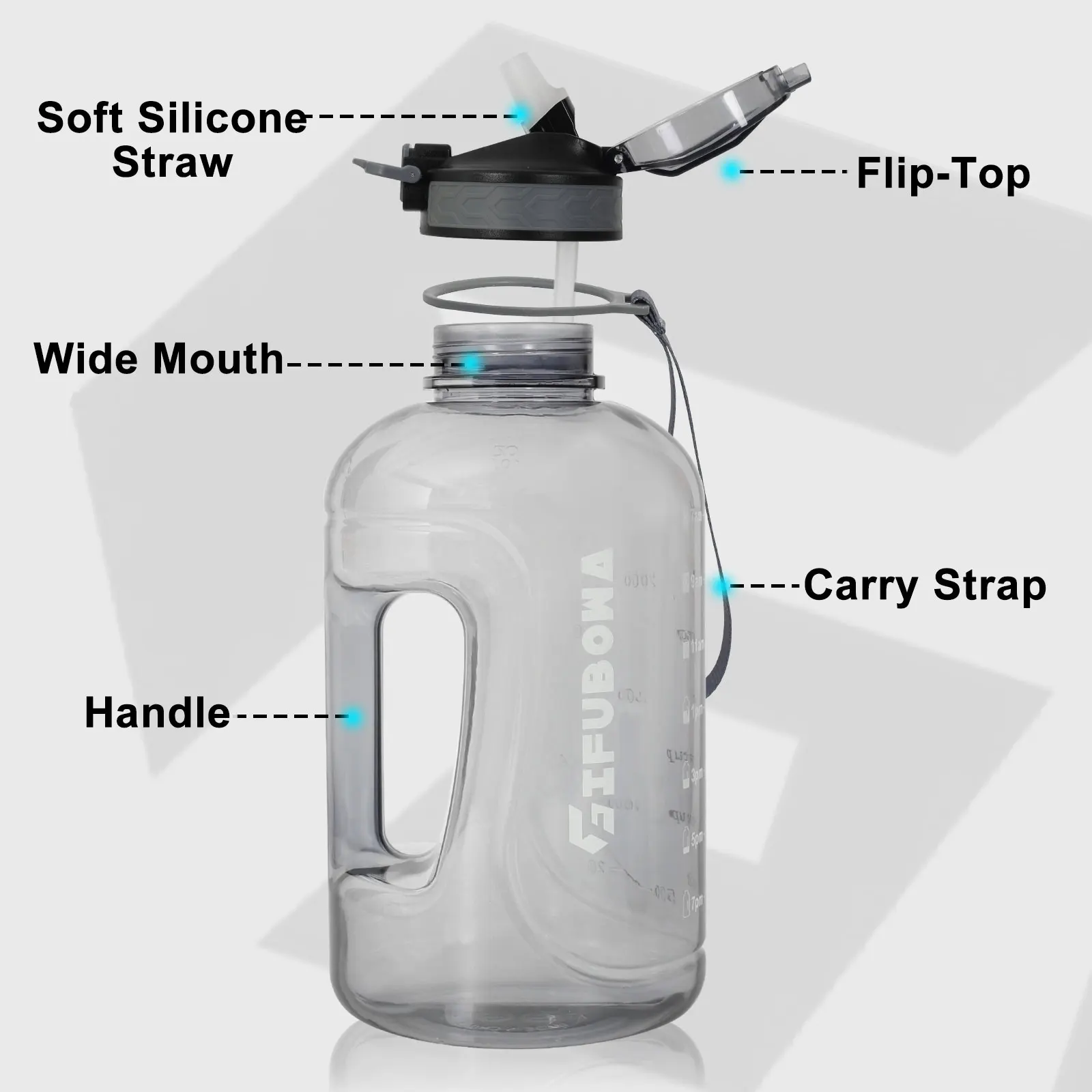 3L Large Sports Water Bottle 4