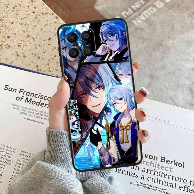 Genshin Impact Anime For Honor Magic Black Soft Phone Case Cover