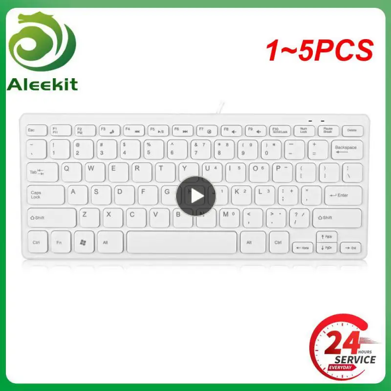 

Проводная эффективная компактная клавиатура, популярная Удобная гладкая Портативная Usb-клавиатура для ноутбука, самый продаваемый прочный эргономичный мини-ноутбук, 1 ~ 5 шт.