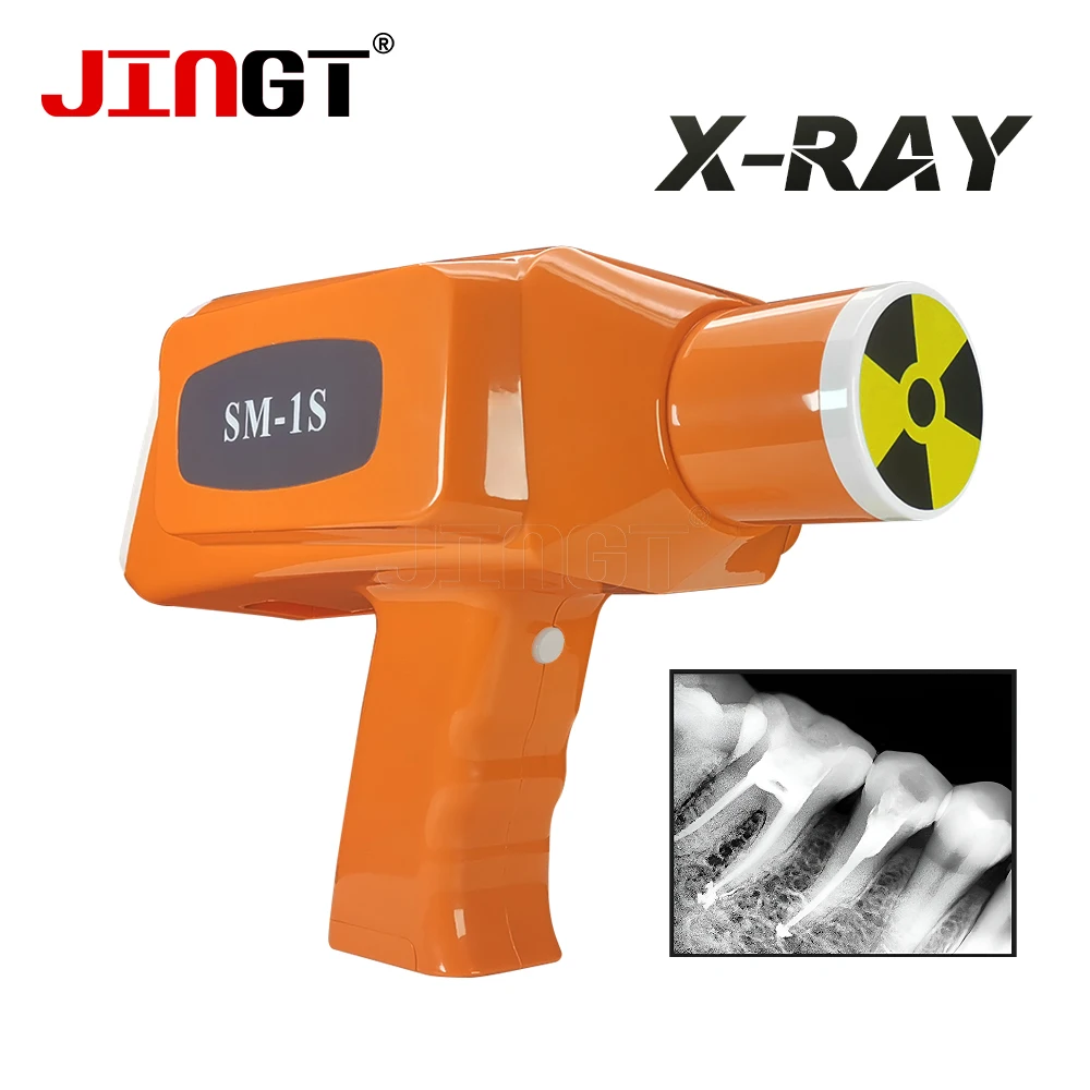 

JINGT SM-1S Handheld Dental X-ray Machine High Frequency X Ray Unit Compatible with Digital Sensor X-ray Film Dental Equipment
