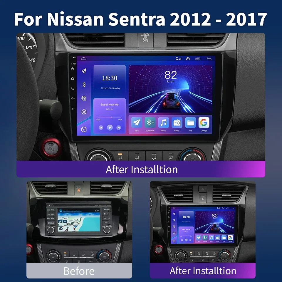 For nissan sylphy b17 sentra 2012 2013 2014 2015 head unit 1080*720 hd auto auto radio gps navigatie speler stereo