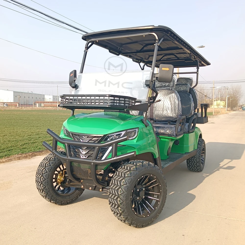 Vendita Calda Aggiornato 60V Batteria Al Litio Carrello Da Golf Elettrico Fuoristrada Elettrico Sollevato 4Kw/5Kw/7Kw Motore Golf Cart