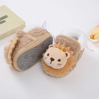 Newborn Winter Baby Boots Shoes Cute Cartoon Boy Girl Toddler Plush Snow Booties Warm Infant Crib Shoes First Walkers 2
