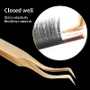 XIUSUZAKI Eyelashes Extensions Tweezers Makeup Tools High-precision Easy Fan Eyelashes Grafting for Volume Fans Makeup Tools 6