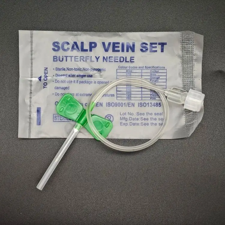 21g Disposable Sterile Scalp Vein Set Pet Scalp Vein Butterfly Needle