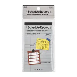 Enhanced Planner Sticker Collection for Effective Schedule Management & Task Tracking (Simple record)