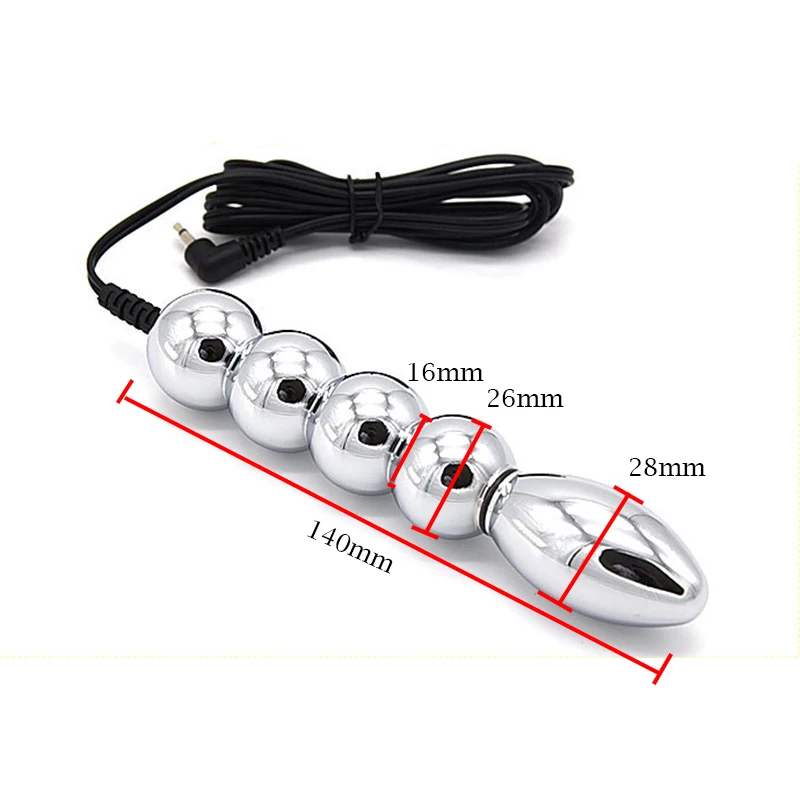 Electro Shock Anal Vaginal Plug Urethral Sound Catheter Dilator Cock Ring SM Electric Stimulation Gloves E-stim Bdsm Kit Sex Toy