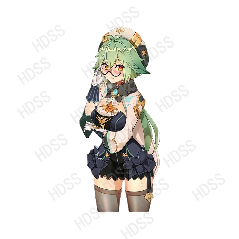 

HDSS- Cute Anime Sexy Girl Modeling Personality Car Stickers PVC Fashion Auto Window Bumper Sunscreen Waterproof Decals Decor