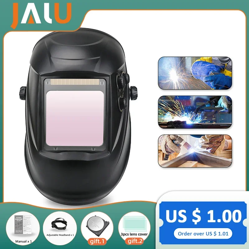 Automatic Darkening Welding Mask POP3 Q109 DIN16 TIG MIG MMA Welder