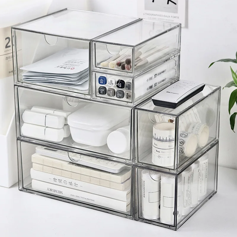 Clear Drawer Storage Box Organizer 2